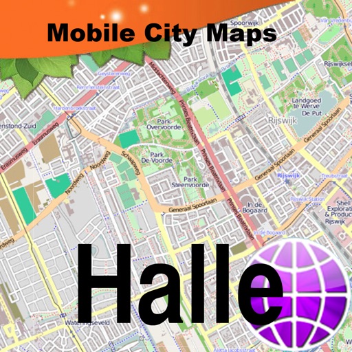 Halle Street Map icon