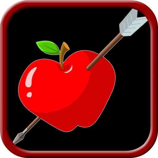 shoot the apple bow and arrow archery game icon