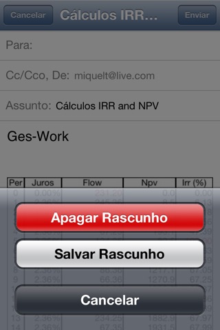 NPV & IRR Calculator screenshot 4