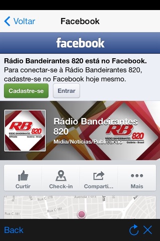 Rádio Bandeirantes Goiânia screenshot 4