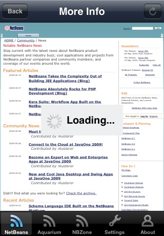 NetBeans RSS Reader screenshot 3