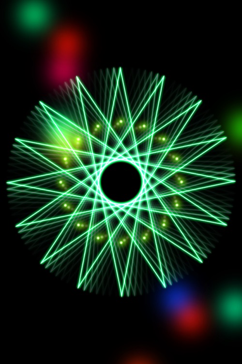 Geometrica Visualizer - Stunning Wallpapers, Glowing Particles and Fireworks