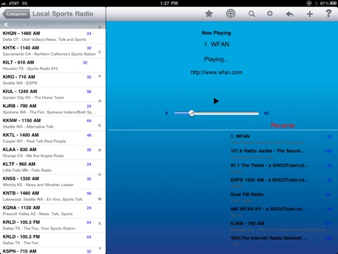 Sports Radio - iPad Edition screenshot 3