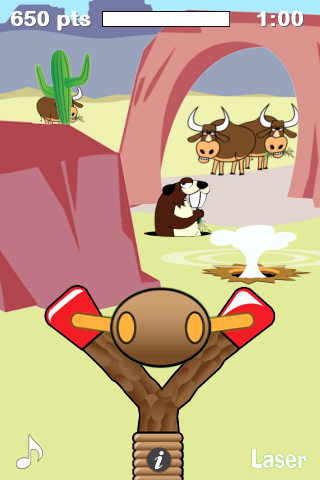 Slingshot Cowboy Plus screenshot 2