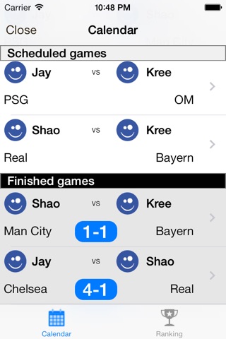 Game League Manager screenshot 3