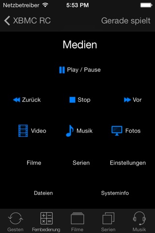 XBMC RC screenshot 4