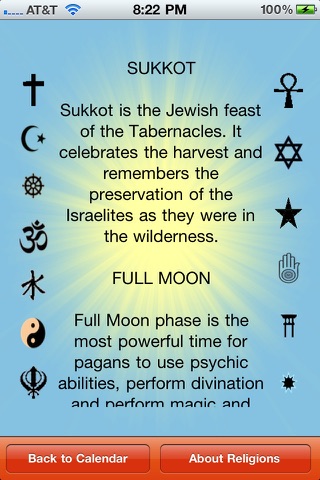 Spiritual Calendar screenshot 3