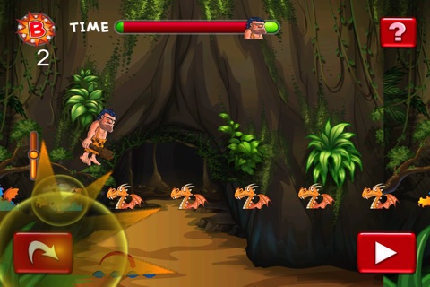 Fun Caveman Jump Challenge - Dinosaur Hopping Adventure for Kids screenshot 2