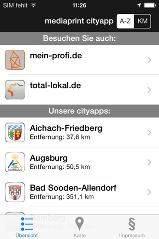 mediaprint cityapp screenshot 2