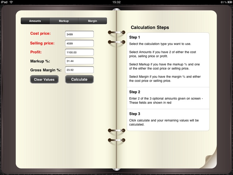 Margin & Markup Calculator HD