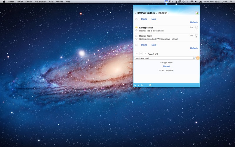 Mail Tab for Hotmail thumbnail 1