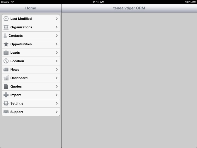 Tenea app for Vtiger CRM (iPad edition) screenshot-4