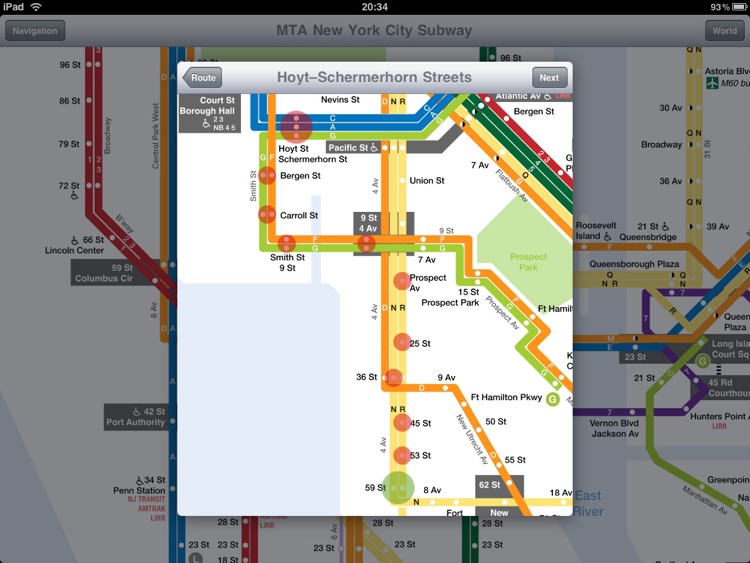 New York Subway for iPad screenshot-3