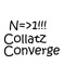 The Collatz conjecture posits that any natural number converges to 1 when the following process is applied - if even, divide by 2