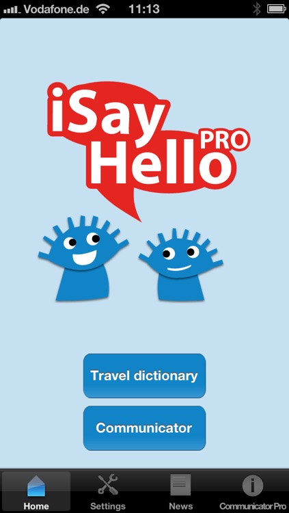 iSayHello Communicator Pro - Translator