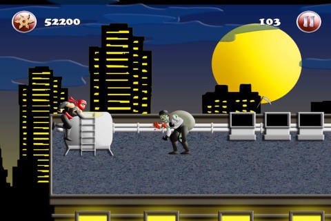 Power of the Ninja 3 - A Samurai vs Zombie Slasher Rooftop Battle FREE screenshot 3