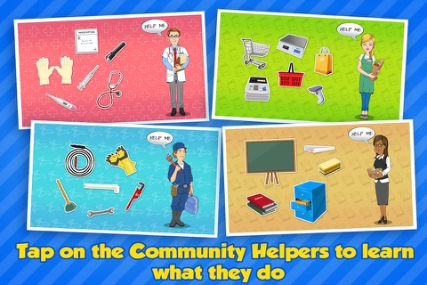 Community Helpers Play & Learn: Educational App for Kids screenshot 4