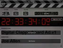 Game screenshot Digital Clapperboard - Timecode Sync and Video Slate apk