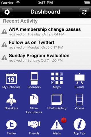 American Neurological Association 2012 Annual Meeting screenshot 2