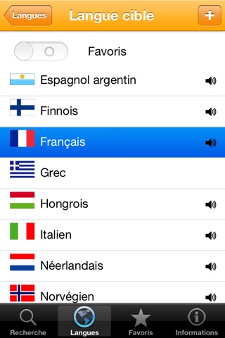 Dictionnaire 20 langues des mots usuels screenshot 2