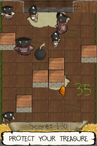 Cat Pirates - Challenge the angry and grumpy pirates with grenades and fire screenshot 2