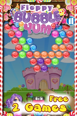 Bubble Yum - Flying Floppy Bird & Match 3 Game screenshot 3