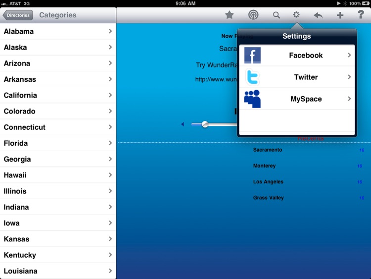 Weather Radio - iPad Edition screenshot-3