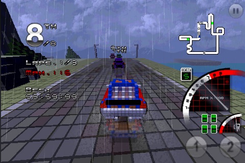 3D Pixel Racing Lite screenshot 3