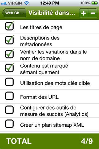 Web Design Checklists screenshot 2