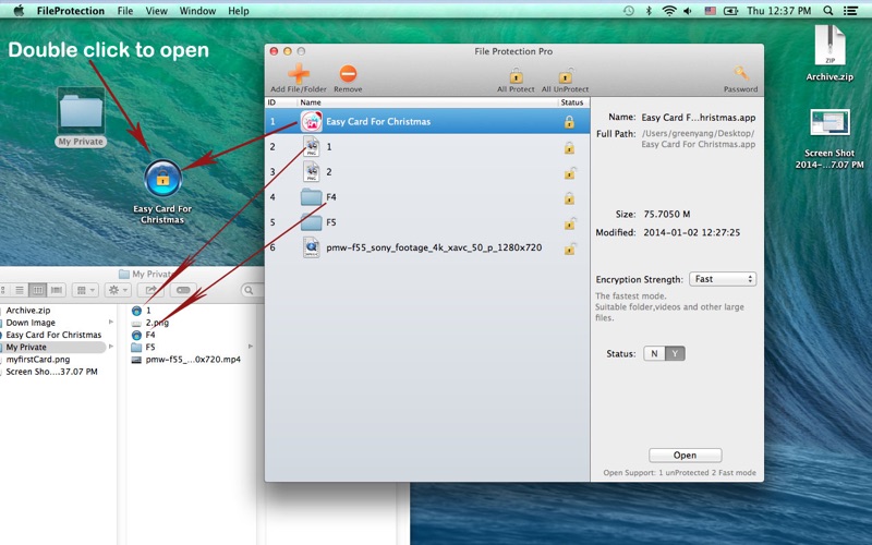 Screenshot #2 pour Protection des fichiers Pro