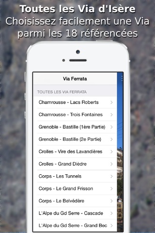 Via Ferrata - Topos Isère screenshot 4