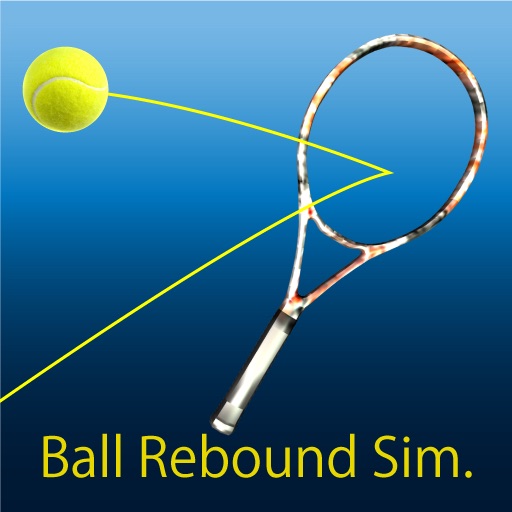 Tennis ball rebound simulator