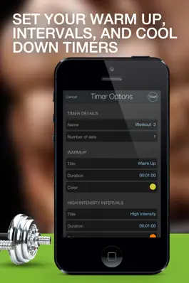 Game screenshot HIIT Timer - Высокая интенсивность интервал подготовки Таймер для потери веса тренировками hack