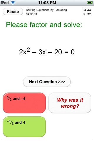 Algebra I Review screenshot 4