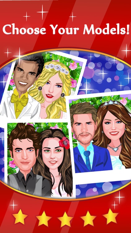 Celebrity Weddings Dash Bride And Groom Fashion Dress Up Free - Taylor Miley And Kristen Edition