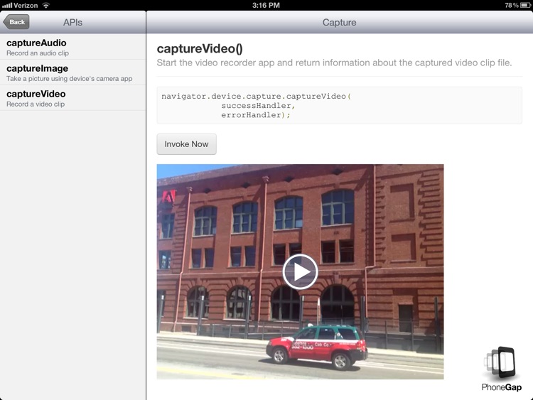 PhoneGap API Explorer screenshot-3