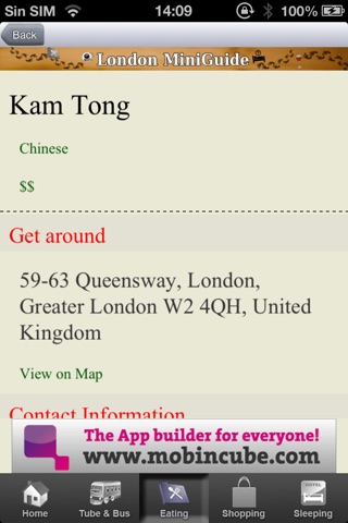 London miniGuide screenshot 4