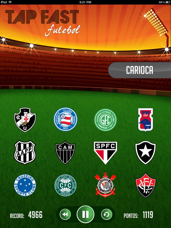 Tap Fast Futebol HD screenshot-3