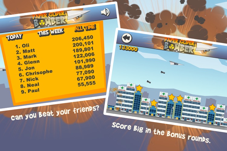 Paper Glider Bomber screenshot-4