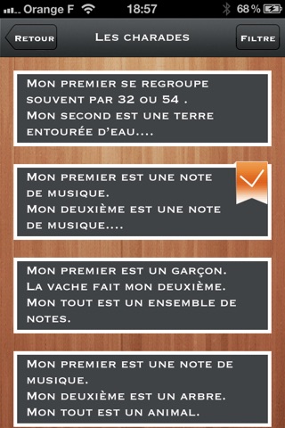 Les charades screenshot 2