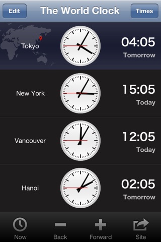 World Clock Badge screenshot 2