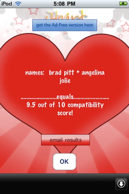 iHeart Love Compatibility Match Calculator Free - Test Your Crush! screenshot-4