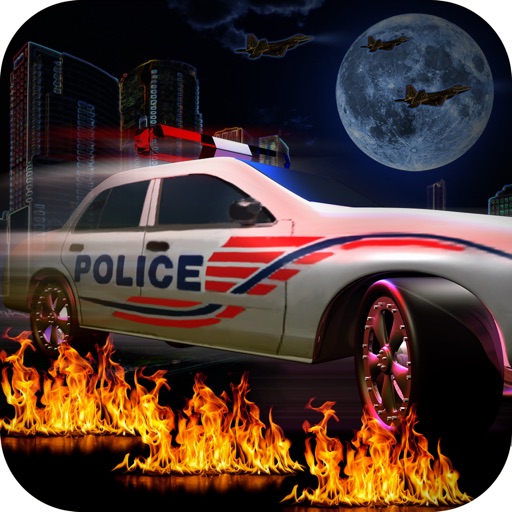 Crazy Police Pursuit - Cool arcade speed cop car road racing icon