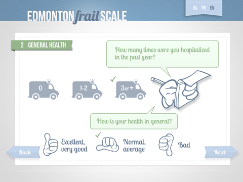 Edmonton Frail Scale for iPad screenshot 3