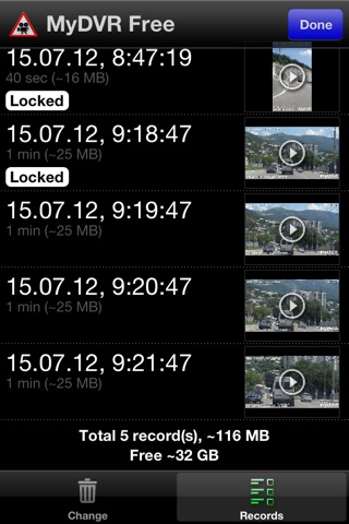 MyDVR Free screenshot 2