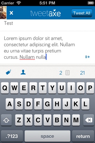TweetAxe screenshot 4