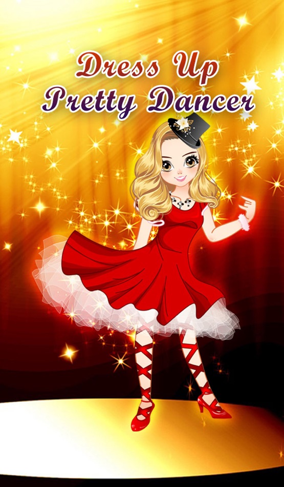 Dress Up Pretty Dancer - Makeover Kid Games for Girls. Fashion makeup for princess girl, fairy star in beauty salon - 1.6 - (iOS)