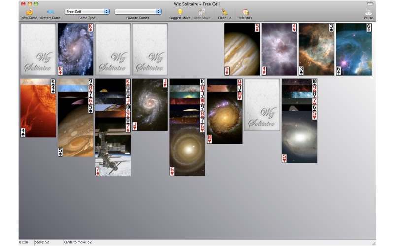 Screenshot #3 pour Wiz Solitaire