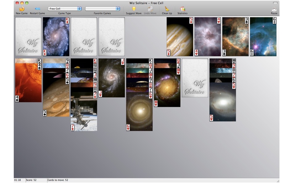 #3. Wiz Solitaire (macOS) 由: Simone Tellini