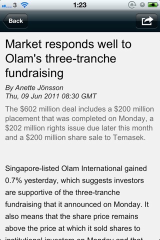 FinanceAsia for iPhone screenshot 2